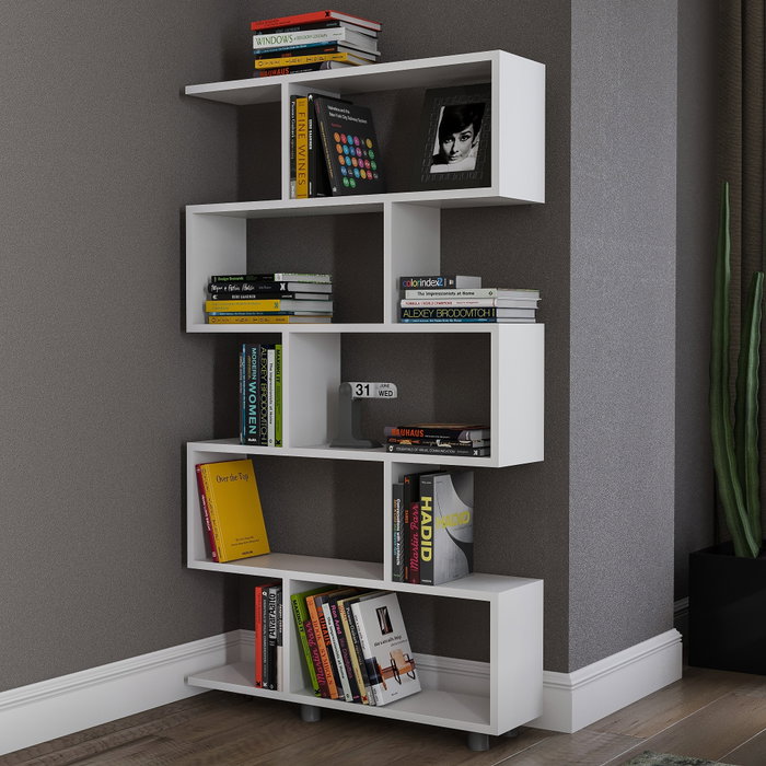 Hanah Home Elif - Estantería Escandinava Blanca